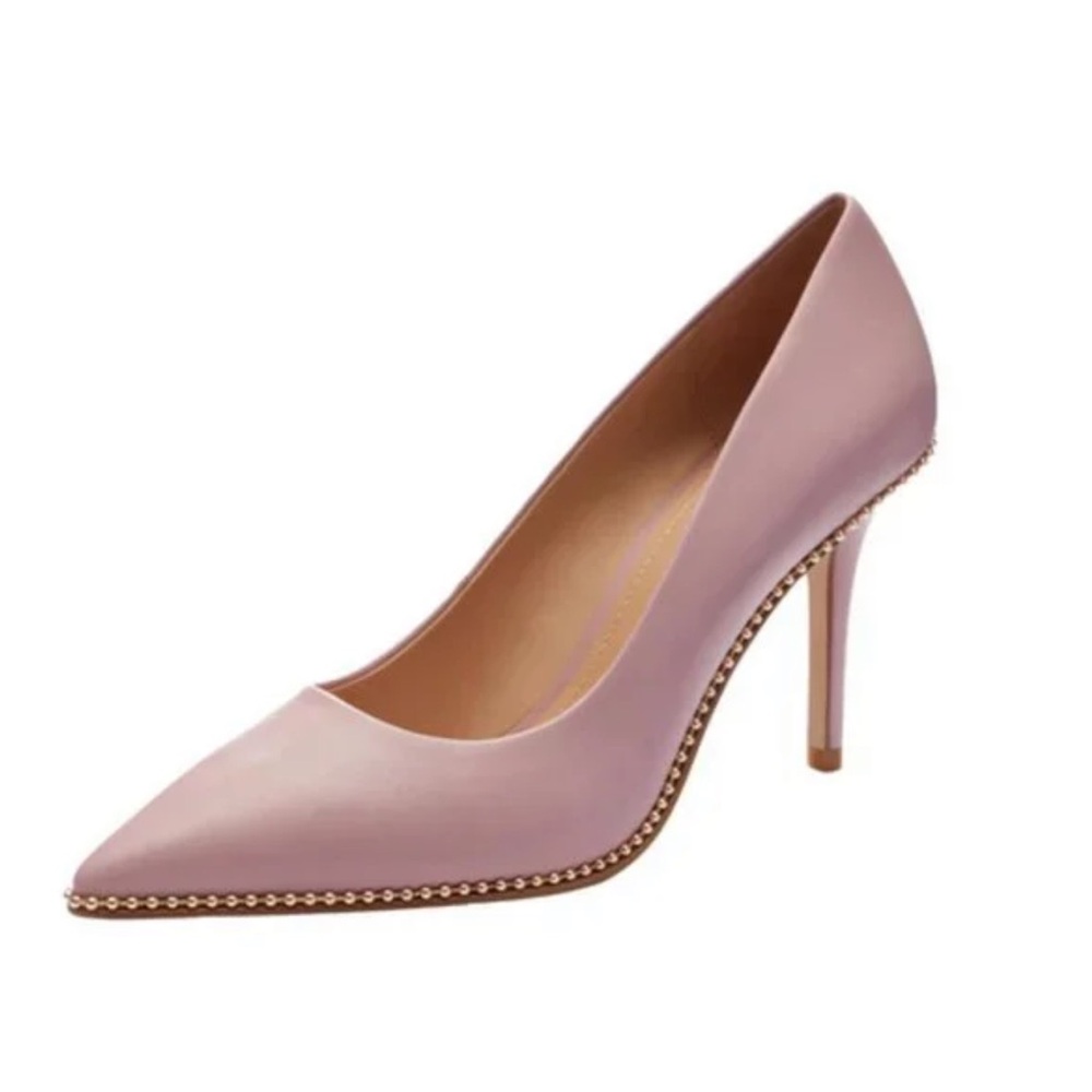 Coach Waverly Beadchain Pink Heels
